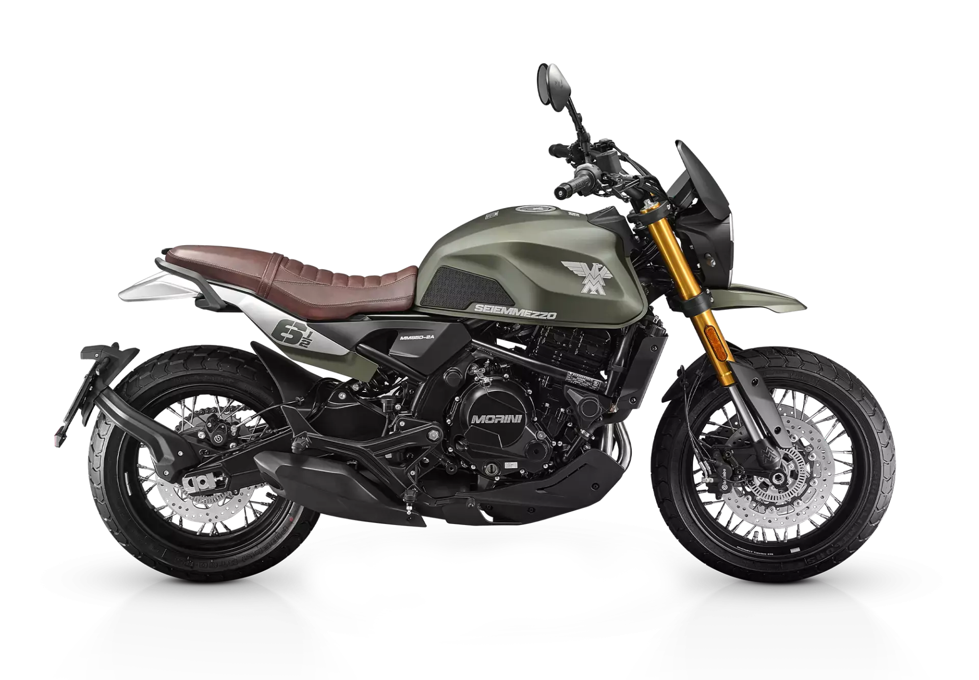 Мотоцикл Moto Morini Seiemmezzo SCR MATT GREEN