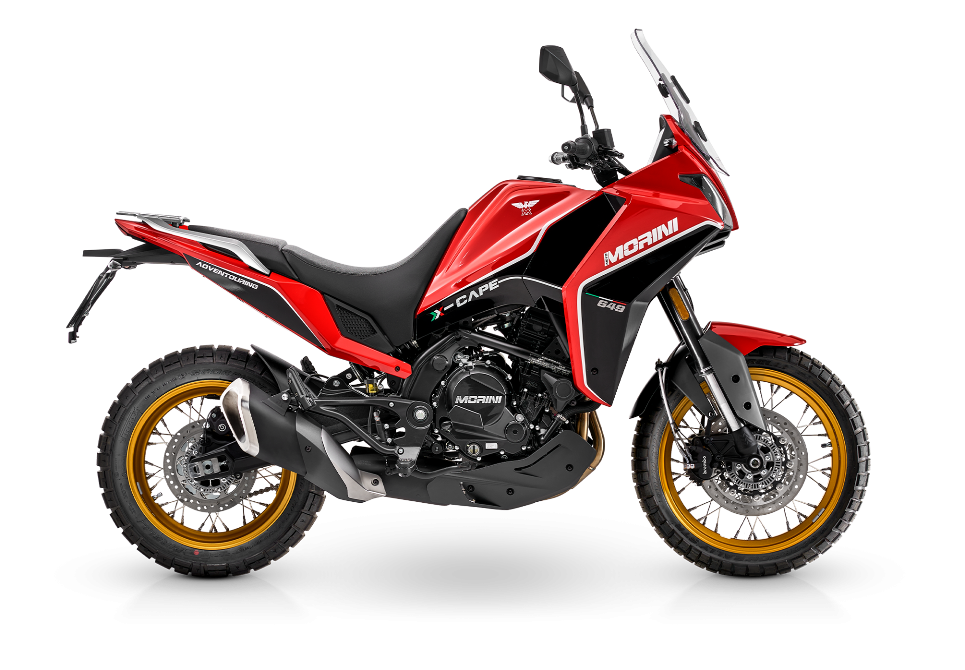 Мотоцикл Moto Morini X-CAPE 650X Red Passion Golden Spoke