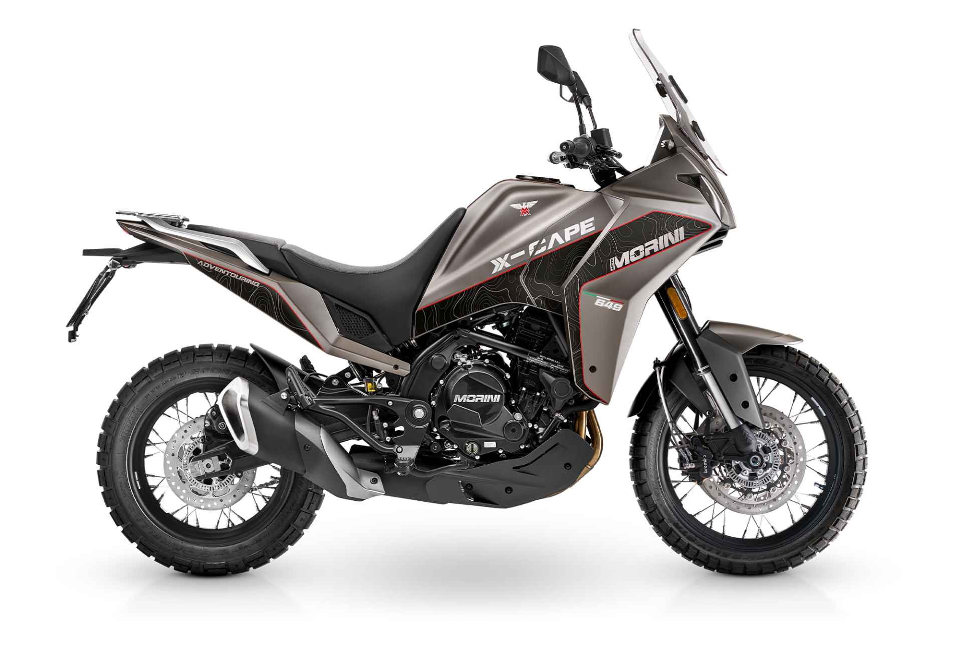 Мотоцикл Moto Morini X-Cape 650X Smoky Anthracite Black Spoke