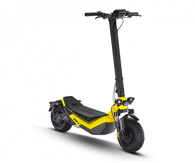 Электросамокат \ ONE-X 500W*2 (Yellow-Black)