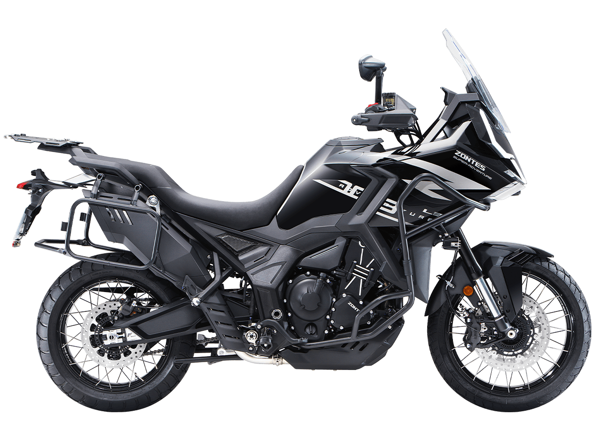 Мотоцикл ZONTES ZT703-F TOUR (4T ZT370MU EFI) (2025 г.) Black/Gray