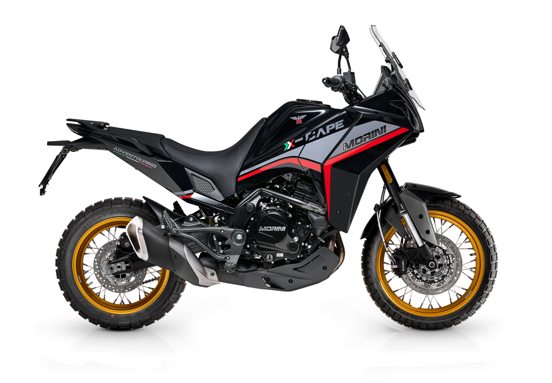 Мотоцикл Moto Morini X-Cape 650X Volcano Black Golden Spoke